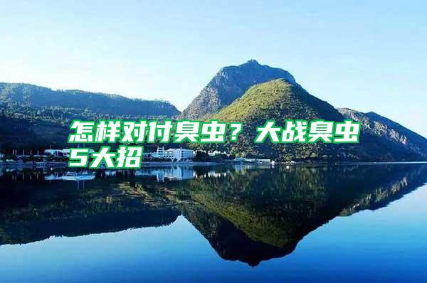 怎樣對付臭蟲？大戰(zhàn)臭蟲5大招