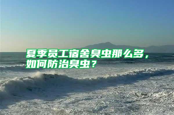 夏季員工宿舍臭蟲那么多，如何防治臭蟲？