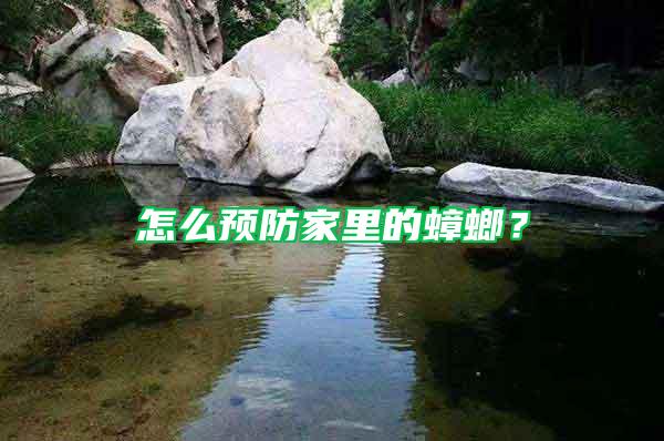 怎么預(yù)防家里的蟑螂？