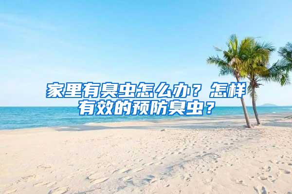 家里有臭蟲怎么辦？怎樣有效的預防臭蟲？