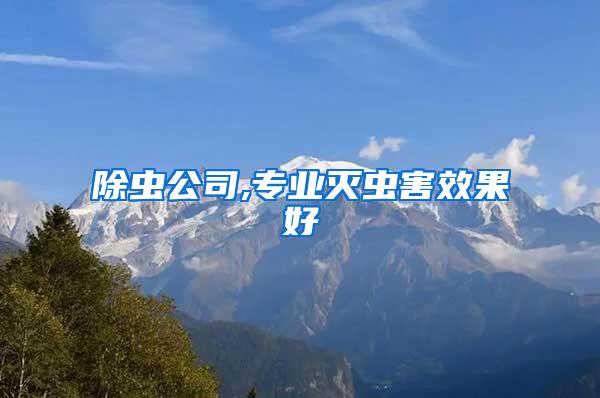 除蟲(chóng)公司,專業(yè)滅蟲(chóng)害效果好